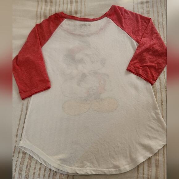 Women's Disney Christmas‎ Santa Mickey Baseball shirt - Picture 4 of 8